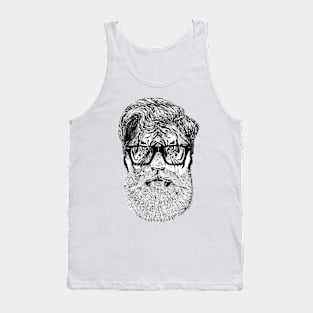 Hipster Tiger Tank Top